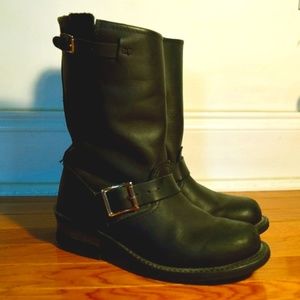 Frye Engineer 8R boots black size 7